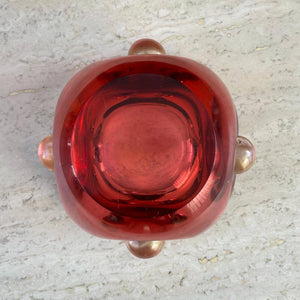 Vintage Italian Murano Glass Ash Tray Holder