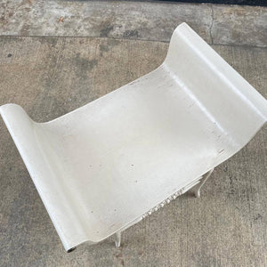 Vintage Lacquered Wood Bench, c.1960’s