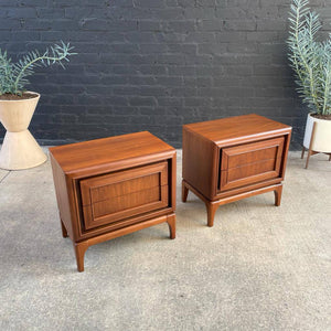 Pair of Mid-Century Modern Walnut Night Stands, c.1960’s