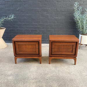 Pair of Mid-Century Modern Walnut Night Stands, c.1960’s