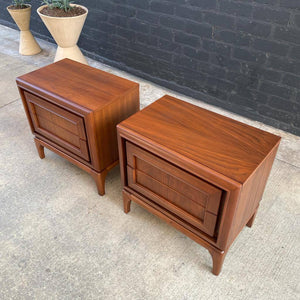 Pair of Mid-Century Modern Walnut Night Stands, c.1960’s