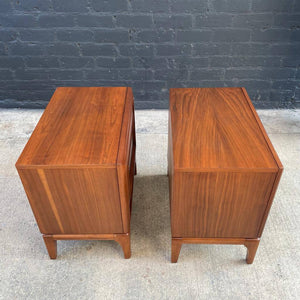 Pair of Mid-Century Modern Walnut Night Stands, c.1960’s