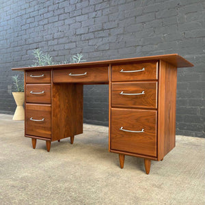 Mid-Century Modern Walnut Desk by Ave-High Furniture, c.1960’s