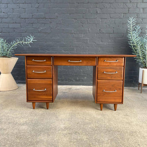 Mid-Century Modern Walnut Desk by Ave-High Furniture, c.1960’s