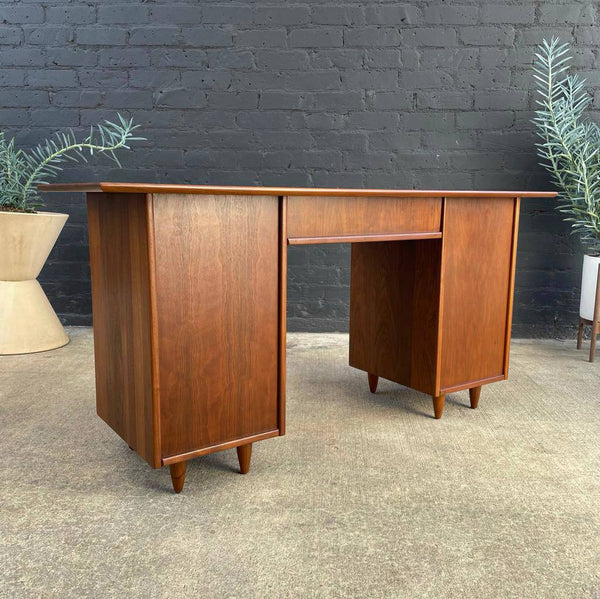 Mid-Century Modern Walnut Desk by Ave-High Furniture, c.1960’s