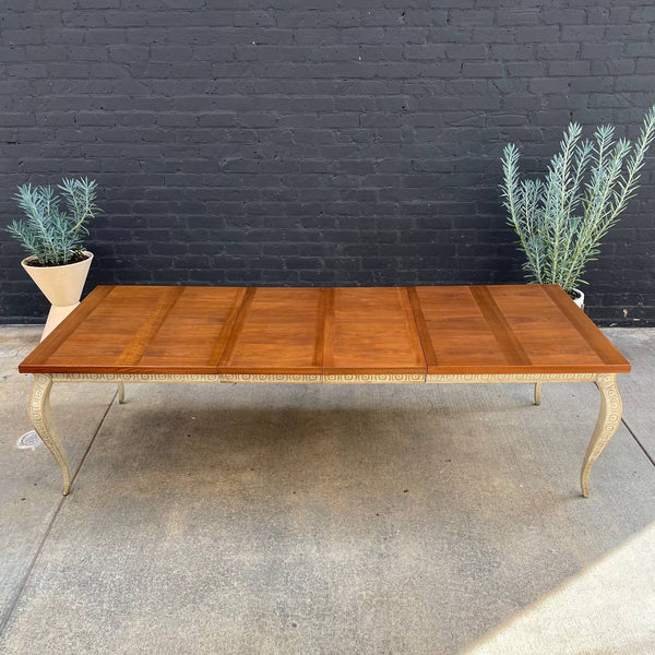 Large Expanding Antique French Provincial Dining Table, c.1960’s