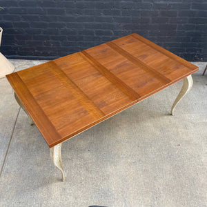 Large Expanding Antique French Provincial Dining Table, c.1960’s