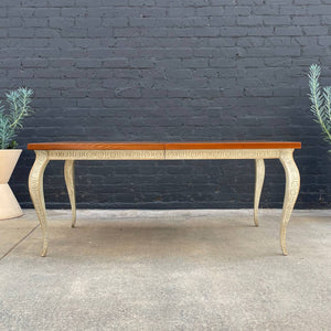 Large Expanding Antique French Provincial Dining Table, c.1960’s