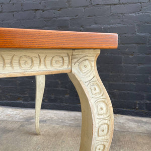 Large Expanding Antique French Provincial Dining Table, c.1960’s