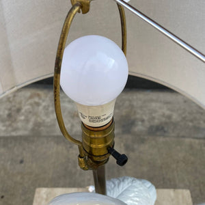 Vintage Mid-Century Porcelain Flamingo Bird Table Lamp, c.1960’s