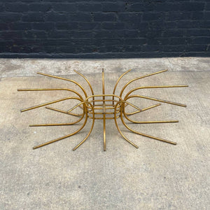 Vintage Mid-Century Modern Gilt Metal Coffee Table Base, c.1960’s