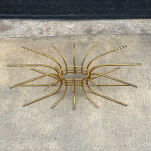 Vintage Mid-Century Modern Gilt Metal Coffee Table Base, c.1960’s