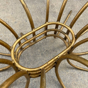 Vintage Mid-Century Modern Gilt Metal Coffee Table Base, c.1960’s