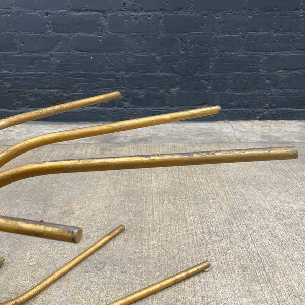 Vintage Mid-Century Modern Gilt Metal Coffee Table Base, c.1960’s