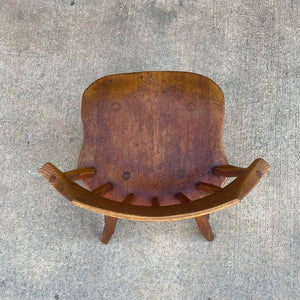 Set of 6 Antique Windsor Oak Spindle Dining Chairs, c.1950’s