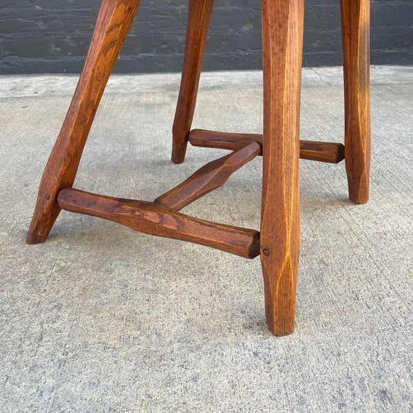 Set of 6 Antique Windsor Oak Spindle Dining Chairs, c.1950’s