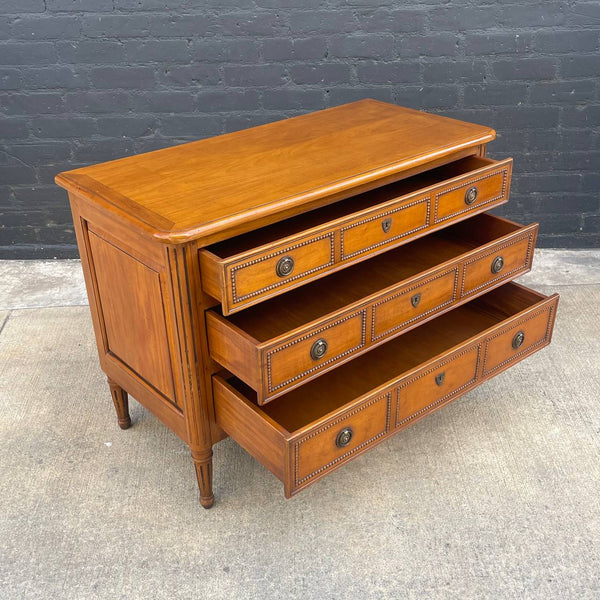 Vintage French Dresser Chest with Brass Pulls, c.1980’s
