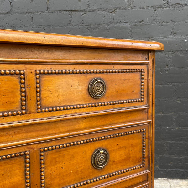 Vintage French Dresser Chest with Brass Pulls, c.1980’s