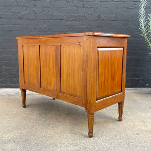 Vintage French Dresser Chest with Brass Pulls, c.1980’s