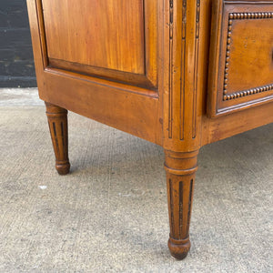 Vintage French Dresser Chest with Brass Pulls, c.1980’s