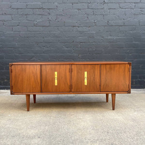 Mid-Century Modern Walnut Credenza by Brown Saltman, c.1960’s