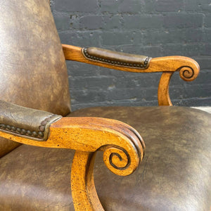 Vintage Height Adjustable Office Chair with Claw Feet, c.1970’s