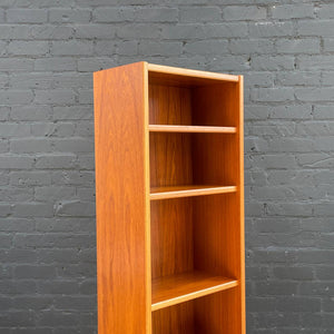 Vintage Danish Modern Teak Bookcase Adjustable Shelf Unit, c.1960’s