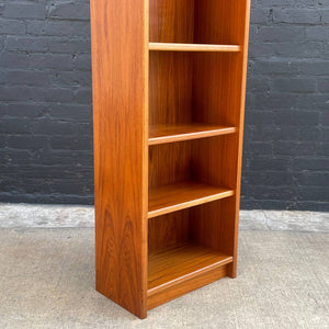 Vintage Danish Modern Teak Bookcase Adjustable Shelf Unit, c.1960’s