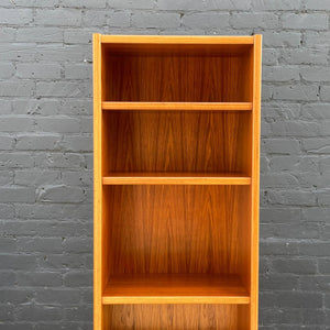 Vintage Danish Modern Teak Bookcase Adjustable Shelf Unit, c.1960’s