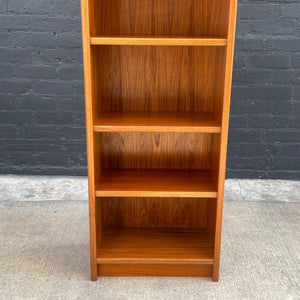 Vintage Danish Modern Teak Bookcase Adjustable Shelf Unit, c.1960’s