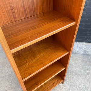 Vintage Danish Modern Teak Bookcase Adjustable Shelf Unit, c.1960’s