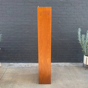 Vintage Danish Modern Teak Bookcase Adjustable Shelf Unit, c.1960’s