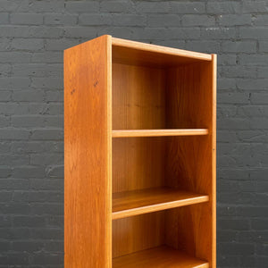 Vintage Danish Modern Teak Bookcase Adjustable Shelf Unit, c.1960’s