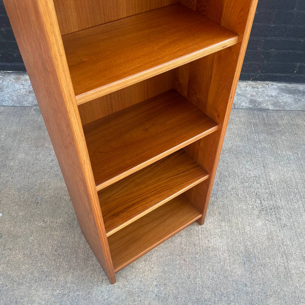 Vintage Danish Modern Teak Bookcase Adjustable Shelf Unit, c.1960’s