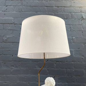 Vintage Mid-Century Modern Porcelain Reading Child Table Lamp by Canova, c.1960’s