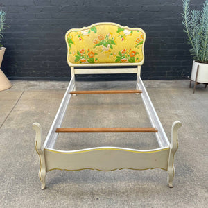 Antique French Provincial Vintage Full-Size Bed Frame, c.1960’s