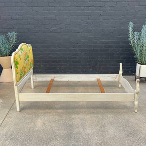 Antique French Provincial Vintage Full-Size Bed Frame, c.1960’s