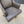 Load image into Gallery viewer, Original Grey Leather Adjustable Office Wing Chair by Crate &amp; Barrel
