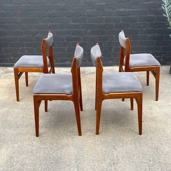Set of 6 Vintage Danish Modern Teak Dining Chairs, c.1960’s