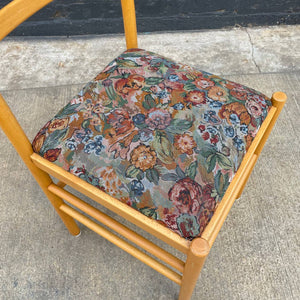 Set of 4 Vintage Italian Mid-Century Modern Oak Dining Chairs, c.1960’s