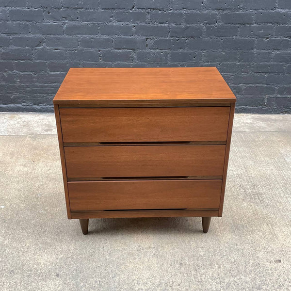 Mid-Century Modern Walnut Chest with 3 Drawers, c.1960’s