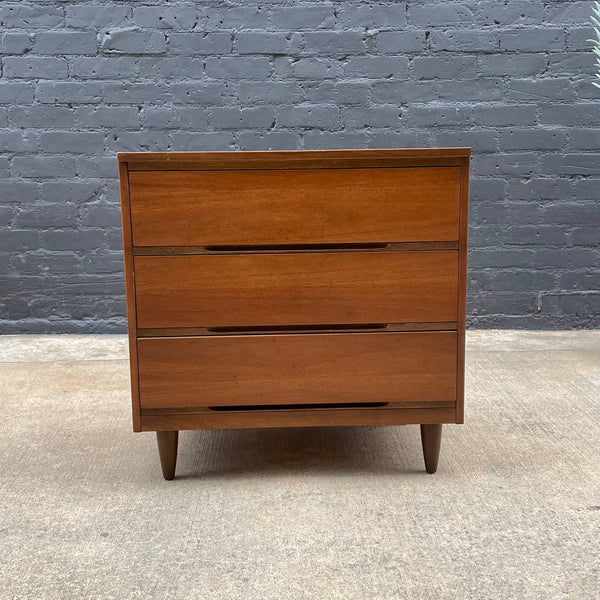 Mid-Century Modern Walnut Chest with 3 Drawers, c.1960’s