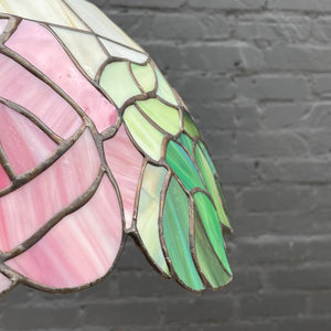 Antique Tiffany Style Floor Lamp with with Original Glass Shade, c.1940’s