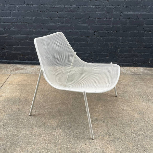 MU Round Outdoor Metal Lounge Chair by Steelcase