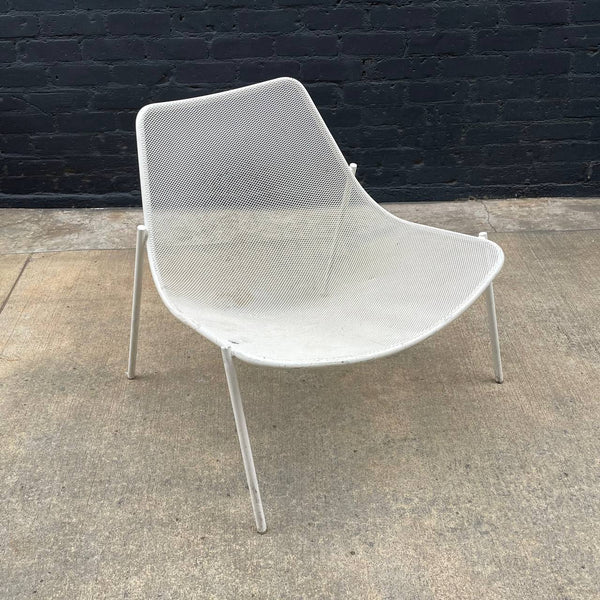 MU Round Outdoor Metal Lounge Chair by Steelcase
