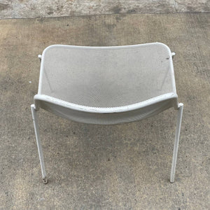 MU Round Outdoor Metal Lounge Chair by Steelcase