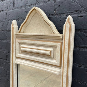 Vintage Bleached Oak Wall Hanging Mirror, c.1960’s