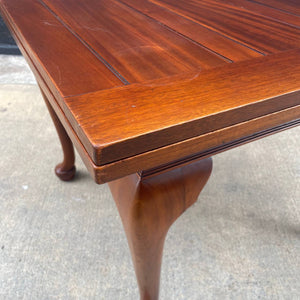 American Antique Solid Mahogany Expanding Dining Table, c.1950’s