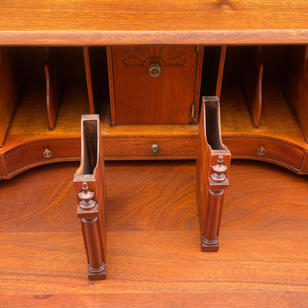 American Antique Solid Walnut Drop-Leaf Desk with Claw Feet, c.1950’s