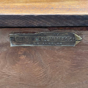 American Antique Solid Walnut Drop-Leaf Desk with Claw Feet, c.1950’s